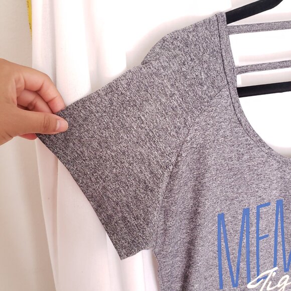 Rivalry Threads 91 Woman Grey Scoop Neck Memphis Tigers Top Size S - Picture 9 of 12